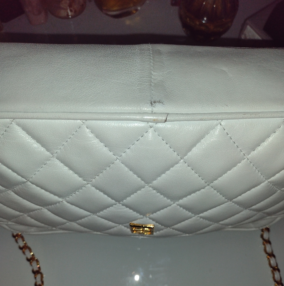 Authentic Vintage Givenchy Crossbody Bag with Gold Chainlink Strap - Picture 6 of 17